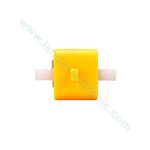 موتور گیربکس زرد دو شفت (6V_100RPM)