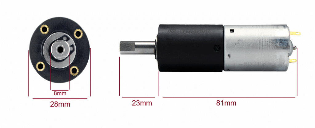 موتور گیربکس خورشیدی 12ولت 90دور GMP28