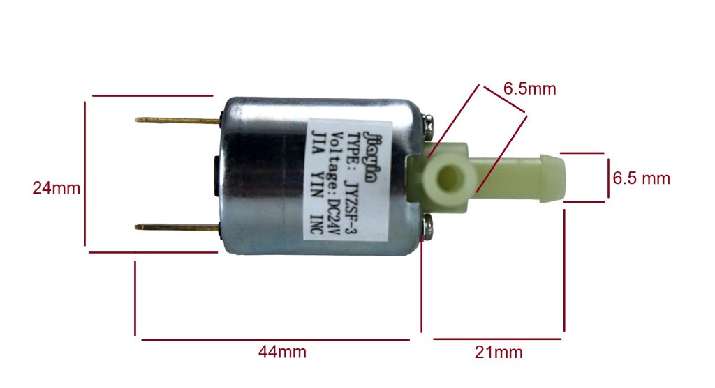 شیر برقی مینیاتوری 24 ولت مدل JYZSF-3