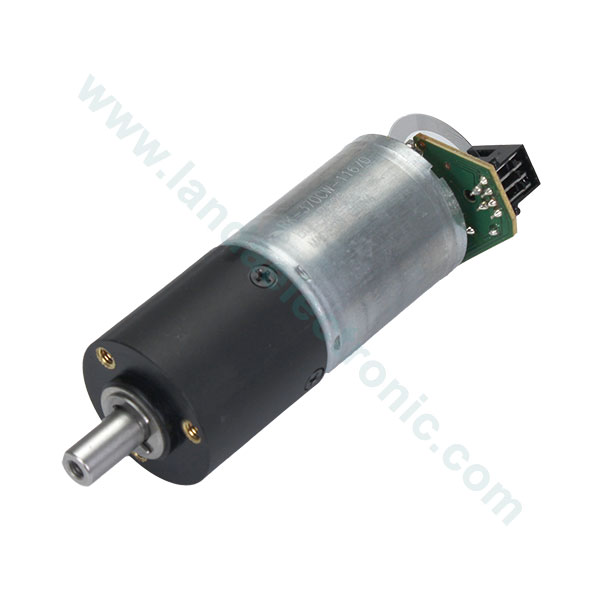 موتور DC گیربکس دار با انکدر 12 ولت 70 دور مدل RK-370CW